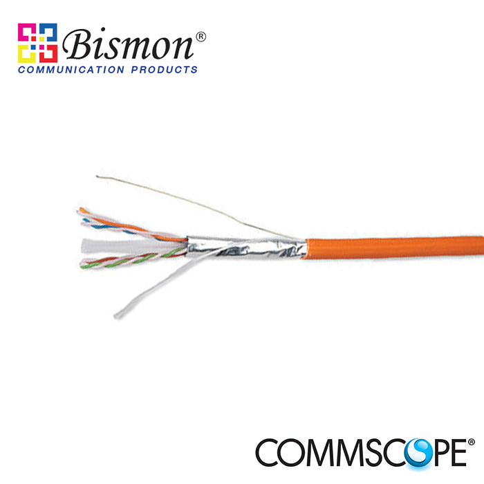Cable,XG,Cat.6A,4Prs,23AWG,Sol,XF,LSH,Wht,305 MR/RB Bismon