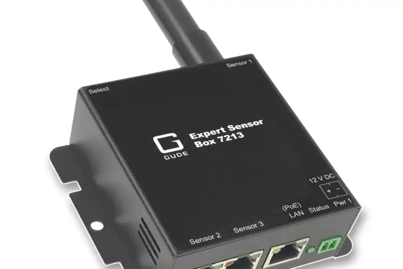 LAN temperature/humidity sensor monitoring