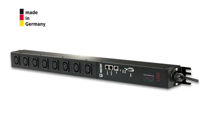 8-fold switched and metered PDU , 1 x 16A, 8 x IEC C13