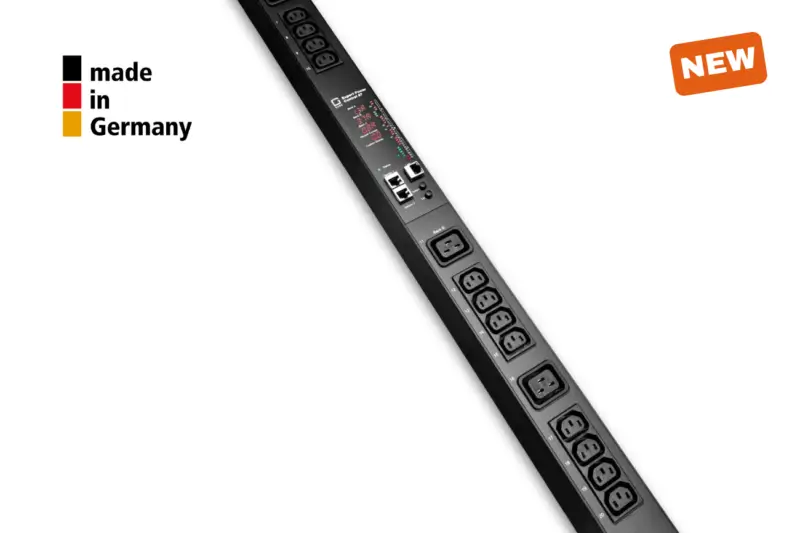30-fold switched and metered PDU, 3-phase ,3 x 16 A, 24 x IEC C13, 6 x IEC C19