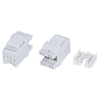 Modular Jack Cat.6, RJ45, with Dust cover | Bismon