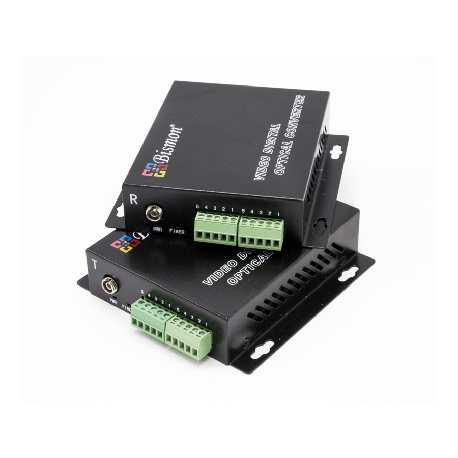 Converter RS485 422 232 to fiber optic Multi-mode(2KM) | Bismon