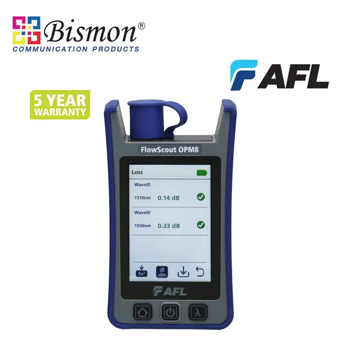 OPM8-H Optical Power Meter (high power range: +26 to -50 dBm)