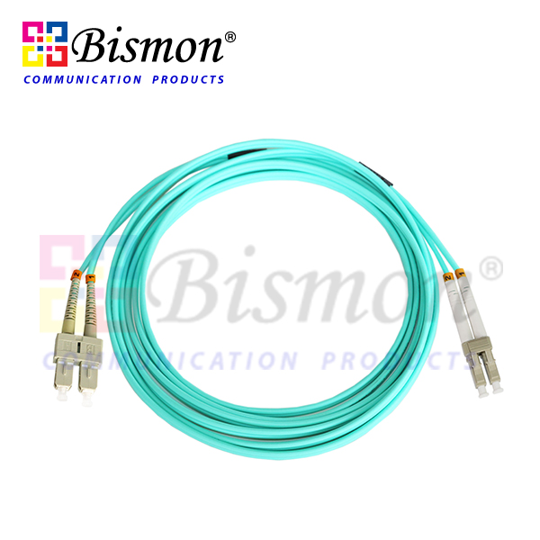 SC-SC Patch Cord Duplex 2 Meters Multi-Mode 50/125um 10GB (OM3) | Bismon