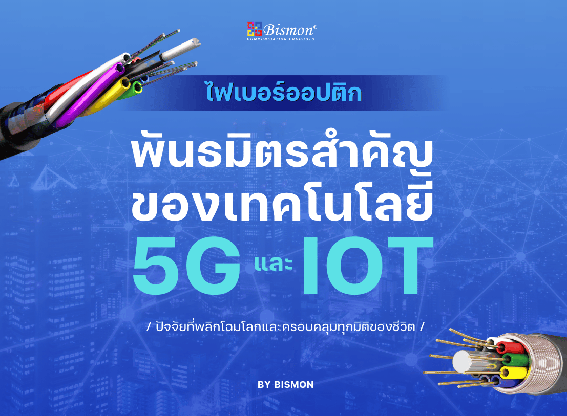 Fiber optic : พันธมิตรสำคัญของเทคโนโลยี 5G และ IoT