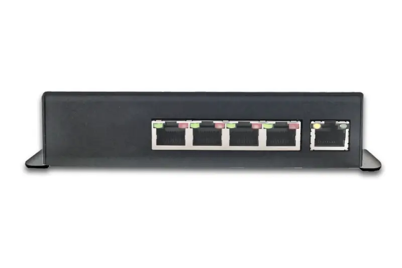 Monitoring system with 4 relay outputs and 12 signal inputs,4 potential-free relais outputs, 12 passive signal inlets, redundant power supply,