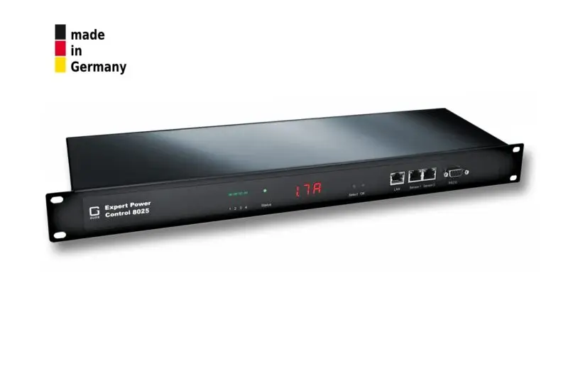 4-fold switched and outlet-metered PDU,x 16 A, 4 x IEC C13 rear