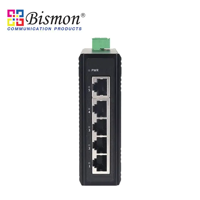 5-Port L2 100M DIN Rail Unmanaged Industrial Ethernet Switch